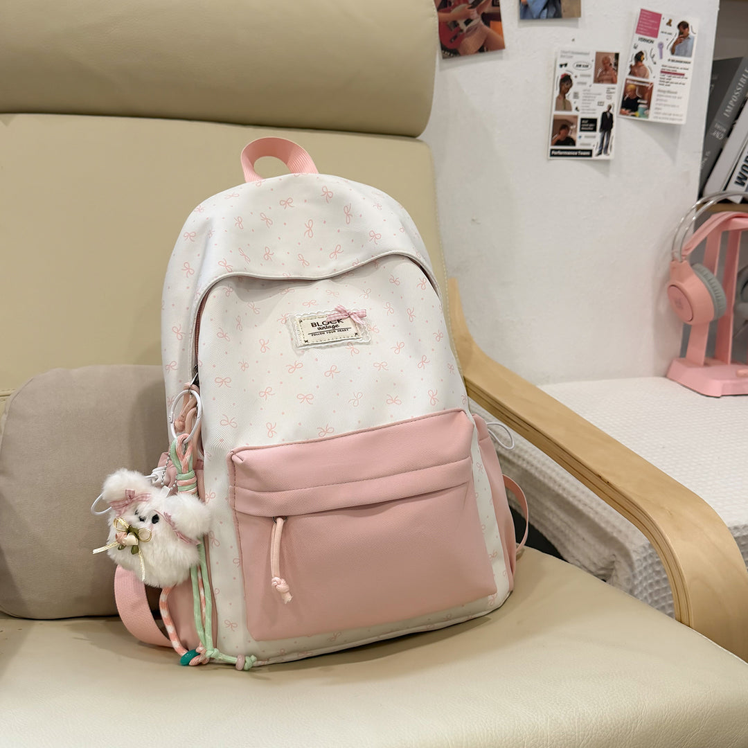 Stylische bedruckte Rucksack mit lustigen Charakterakzenten Karnz