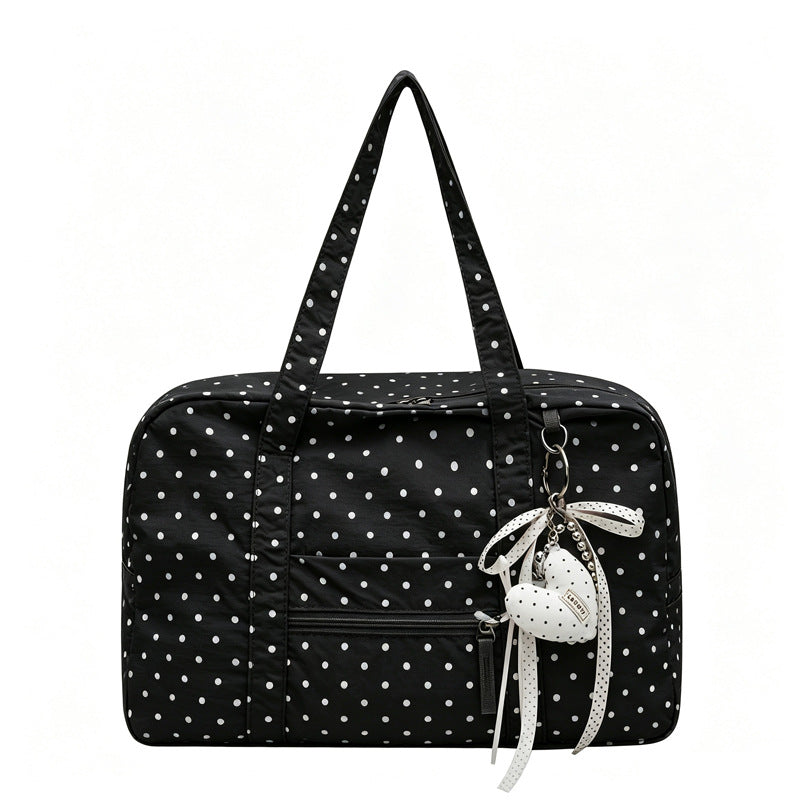 Stylische gepunktete Reisetasche Karnz