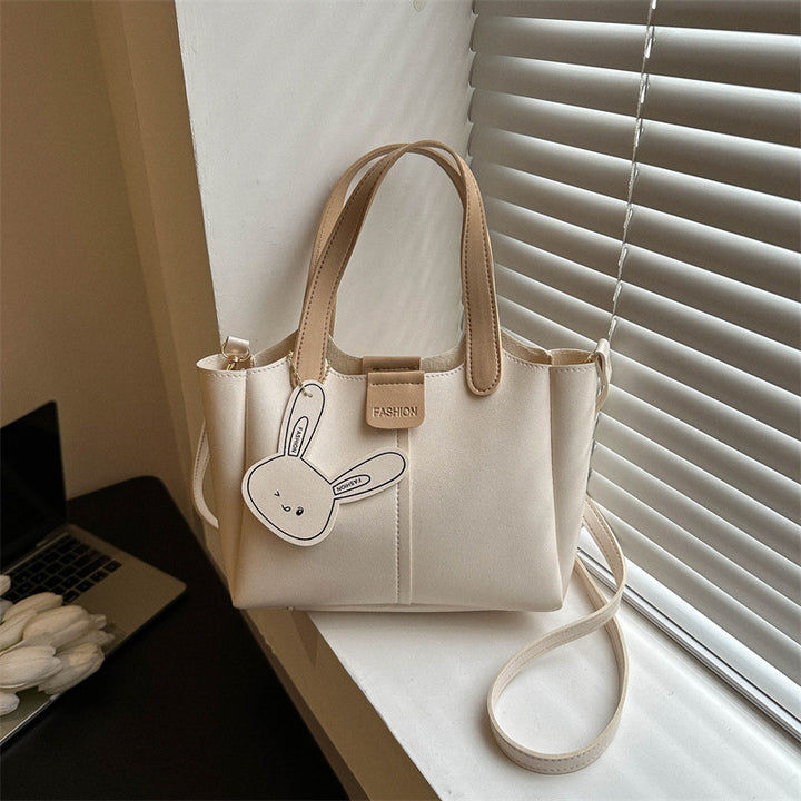 Strukturierte Kunstleder-Handtasche Karnz