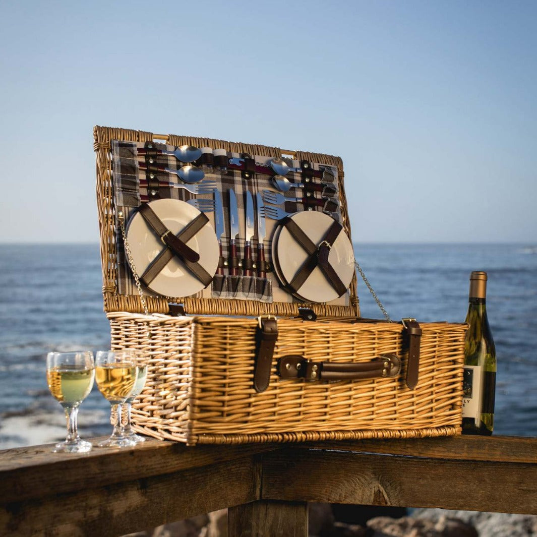 Damen Picknickkorb mit integriertem Geschirr und stilvollen Details Karnz