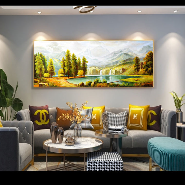 Große Landschaft Gerahmte Leinwandkunst