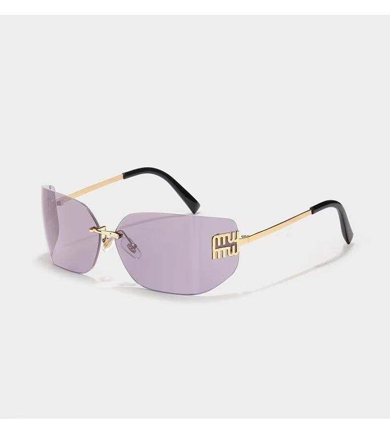 Schicke Übergroße Geometrische Sonnenbrille