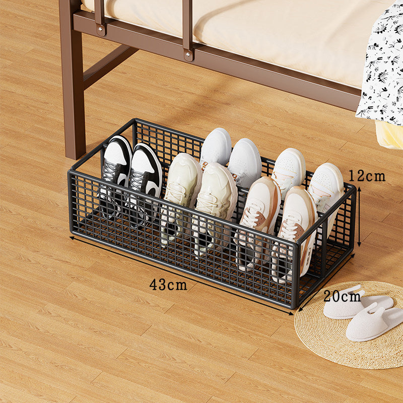 Unterbett Metallgitter Schuhschubladenorganisator mit Mehrfachfächern Trenner