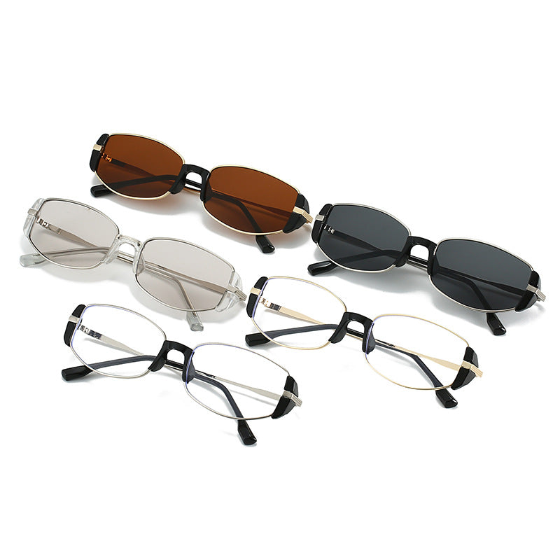 Damen elegante Korrektionsbrille mit hochwertigem Metallrahmen und stilvollen Akzenten Karnz
