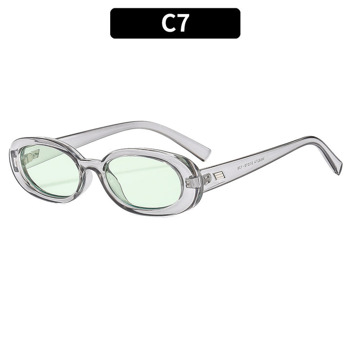 Retro ovale Sonnenbrille