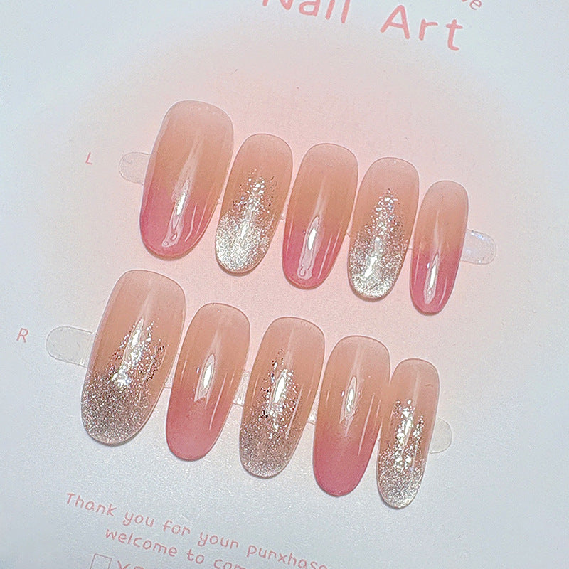 Premium French Tip Press-On Nails Karnz