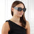Damen Modische oversized Sonnenbrille im modernen Design Karnz