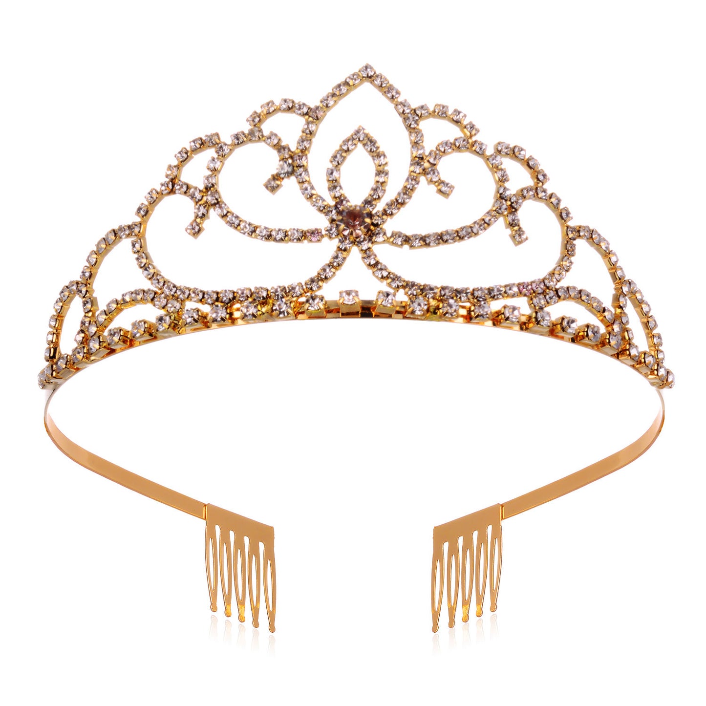 Damen Funkelnde Hairstyling Tiara Karnz