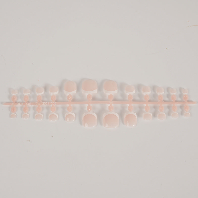 Stylishes French Tip Press-On Nagelset Karnz