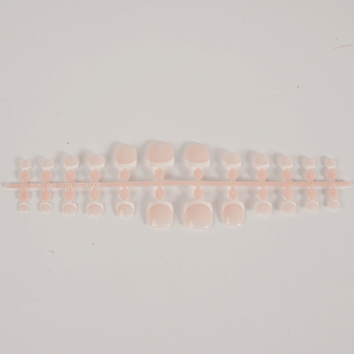 Stylishes French Tip Press-On Nagelset Karnz