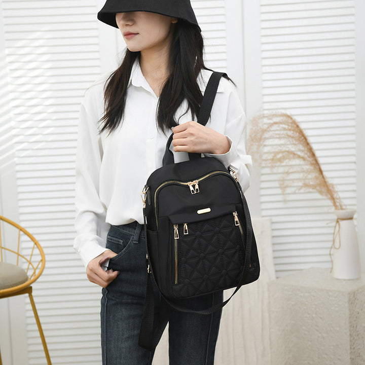 Elegante Rucksacktasche mit Strukturiertem Design und Praktischen Fächern Karnz