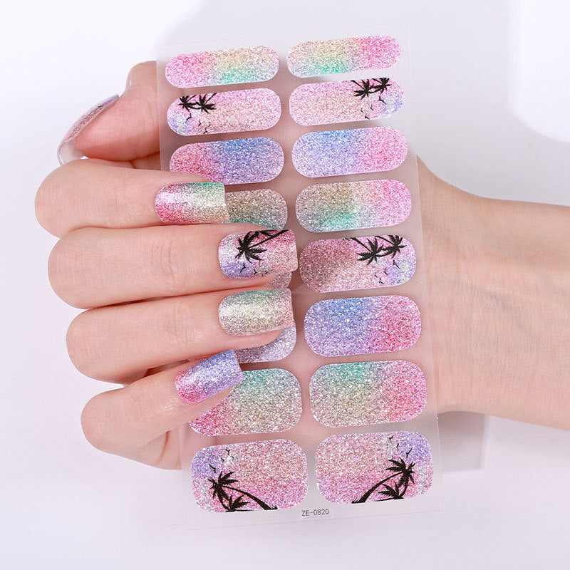 Elegante Nagelkunst Aufkleber