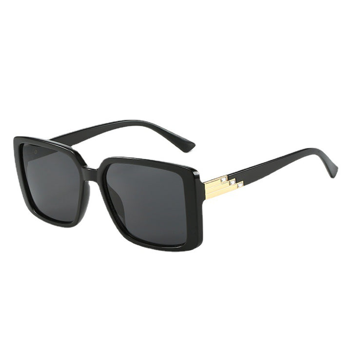 Damen modische quadratische Sonnenbrille mit trendigen Details Karnz