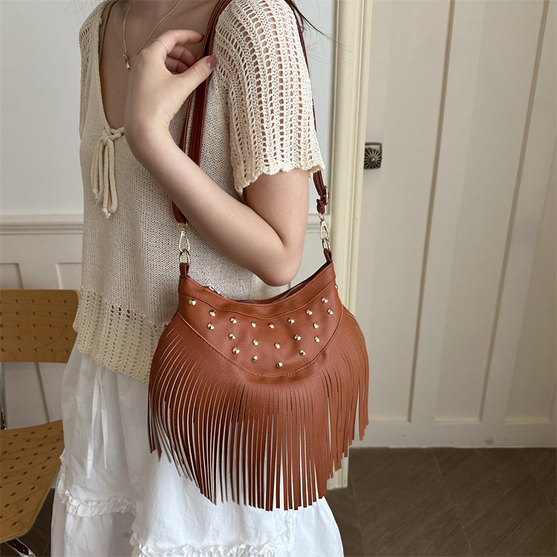 Fransen-Handtasche
