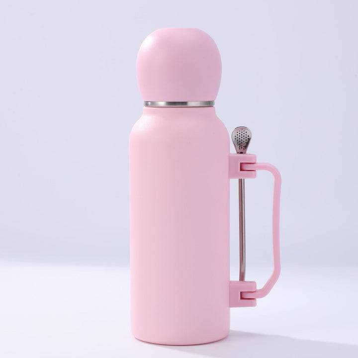 Damen praktische Isolierflasche mit integriertem Teesieb Karnz