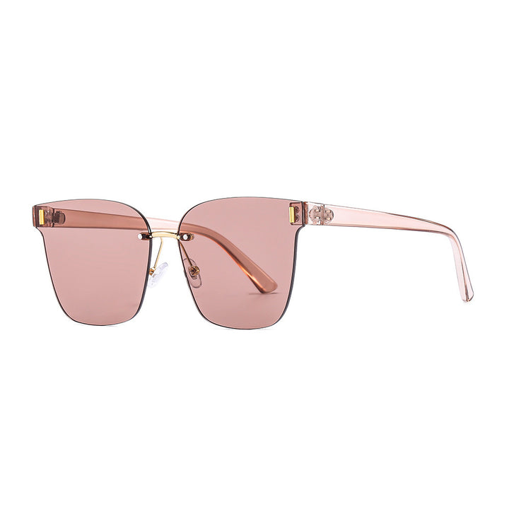 Damen Sonnenbrille im modernen Design mit breitem Rahmen Karnz