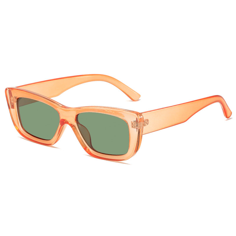 Damen modische Sonnenbrille mit rechteckigem Gestell Karnz