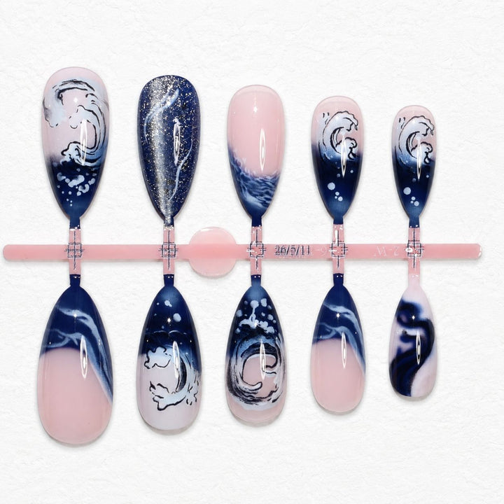 Premium Nagelset mit maritimem Design Karnz
