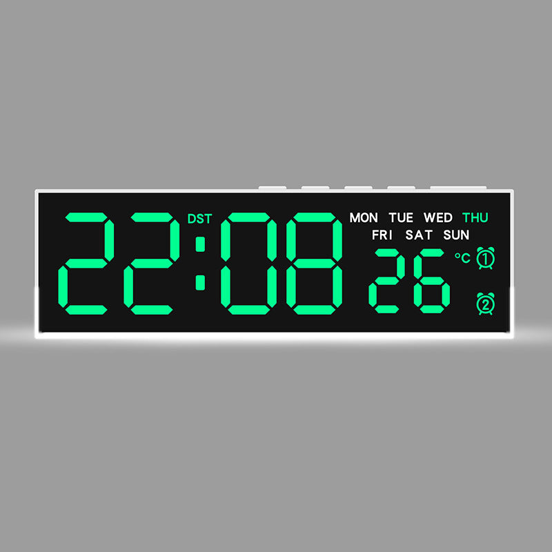 Digitaluhr mit Integriertem Thermometer und Wochentagsanzeige Karnz