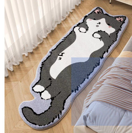 Niedliche katzenmotivierte Fußmatte