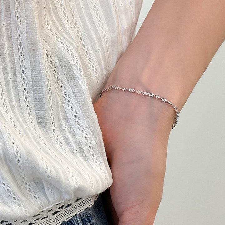Elegante gedrehte Goldkette Armband Karnz