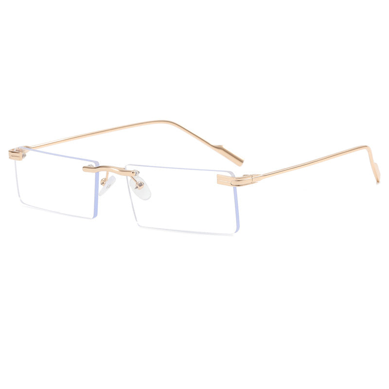 Damen Modische Rechteck-Sonnenbrille mit elegantem Metallrahmen Karnz