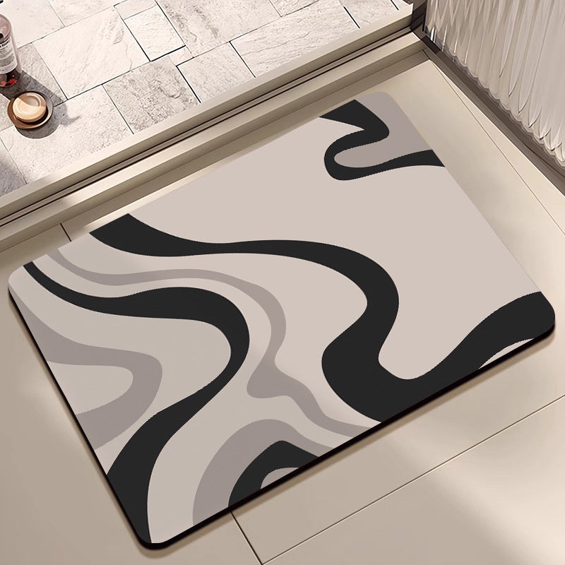 Modern Abstract Badmat Karnz