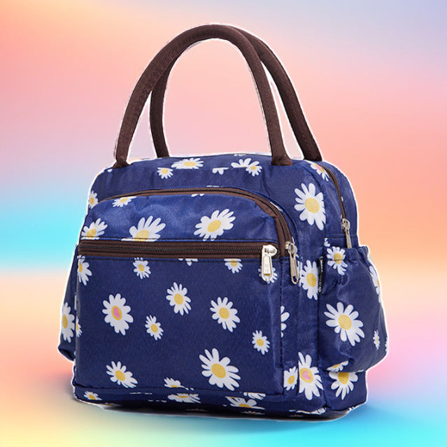 Isolierte Katzenmuster-Lunch-Kühltasche Karnz