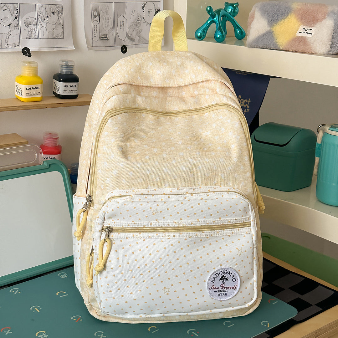 Verspielt Sternmuster Rucksack Karnz 1791205809