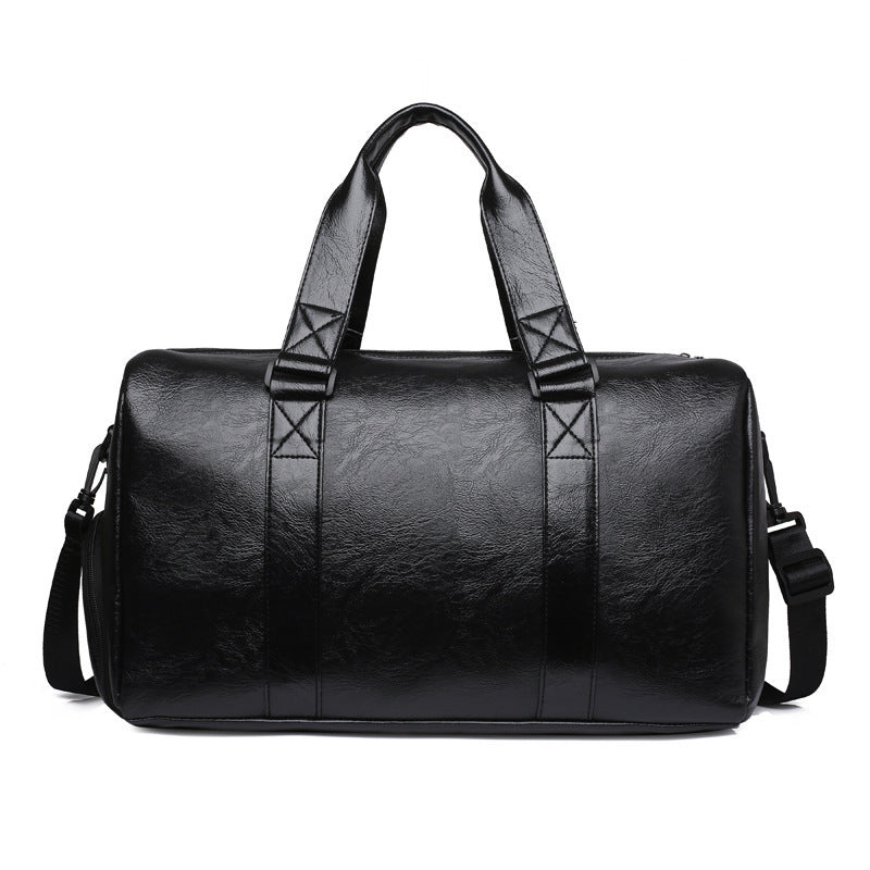 Stylische Leder Reisetasche Karnz