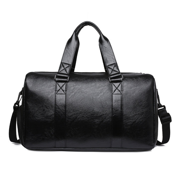 Stylische Leder Reisetasche Karnz