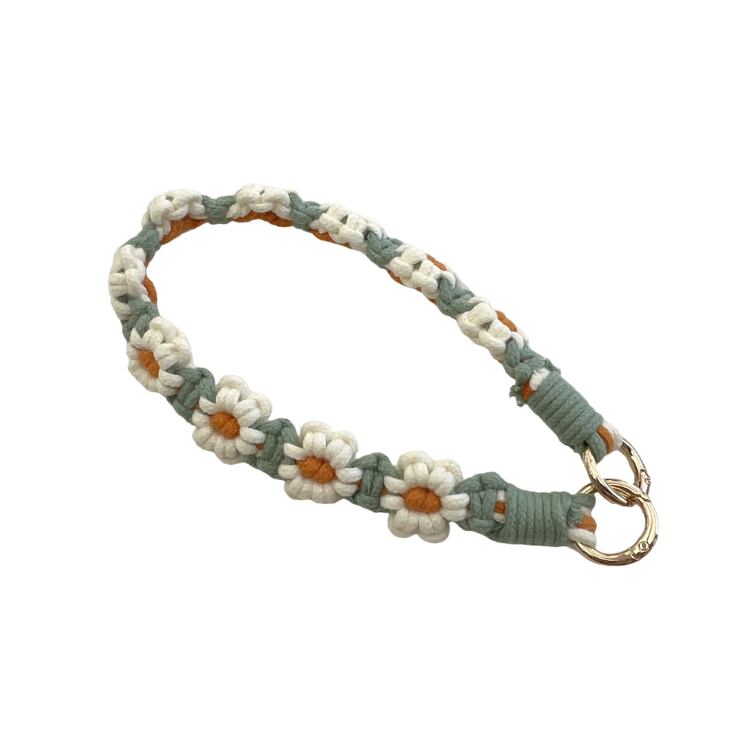 Blumenmuster Schlüsselanhänger Halter Karnz