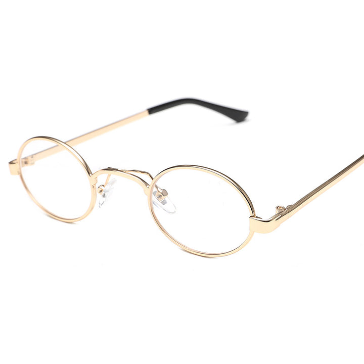 Damen Runde Brille mit minimalistischem Design Karnz