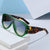 Damen modische Sportsonnenbrille mit hochwertigem UV-Schutz und robustem Rahmen Karnz