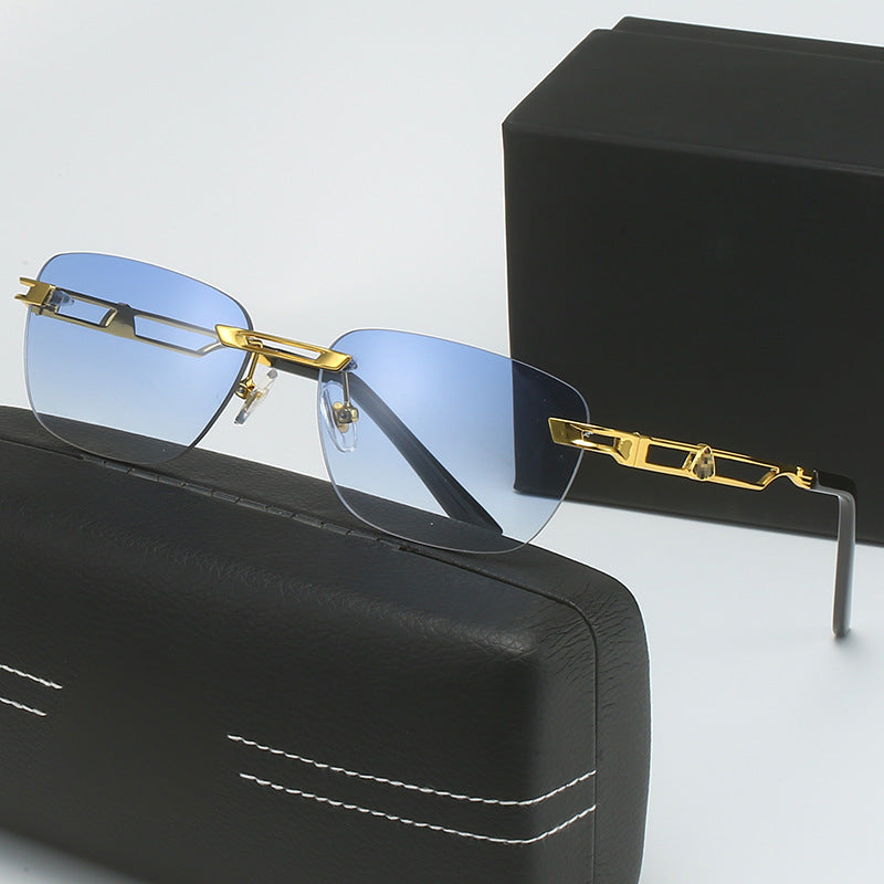 Damen Designer Sonnenbrille mit elegantem Metallrahmen Karnz