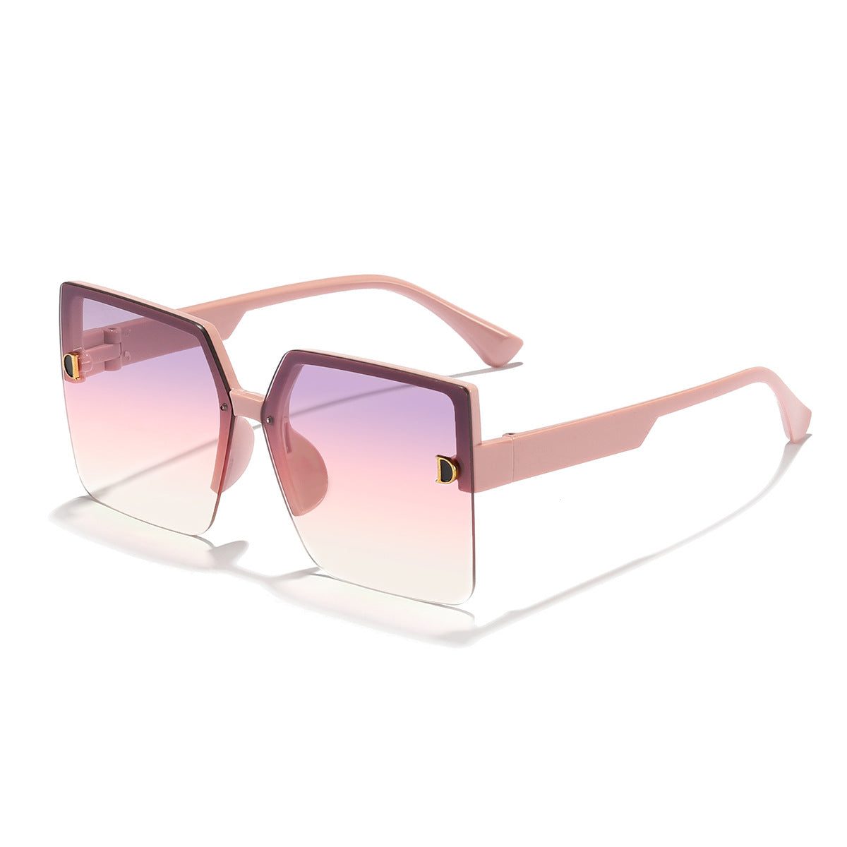 Damen quadratische Sonnenbrille mit elegantem Verlauf Karnz