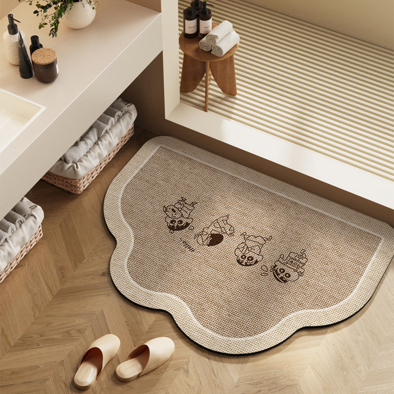 Stylische Badezimmermatte für moderne Innenräume