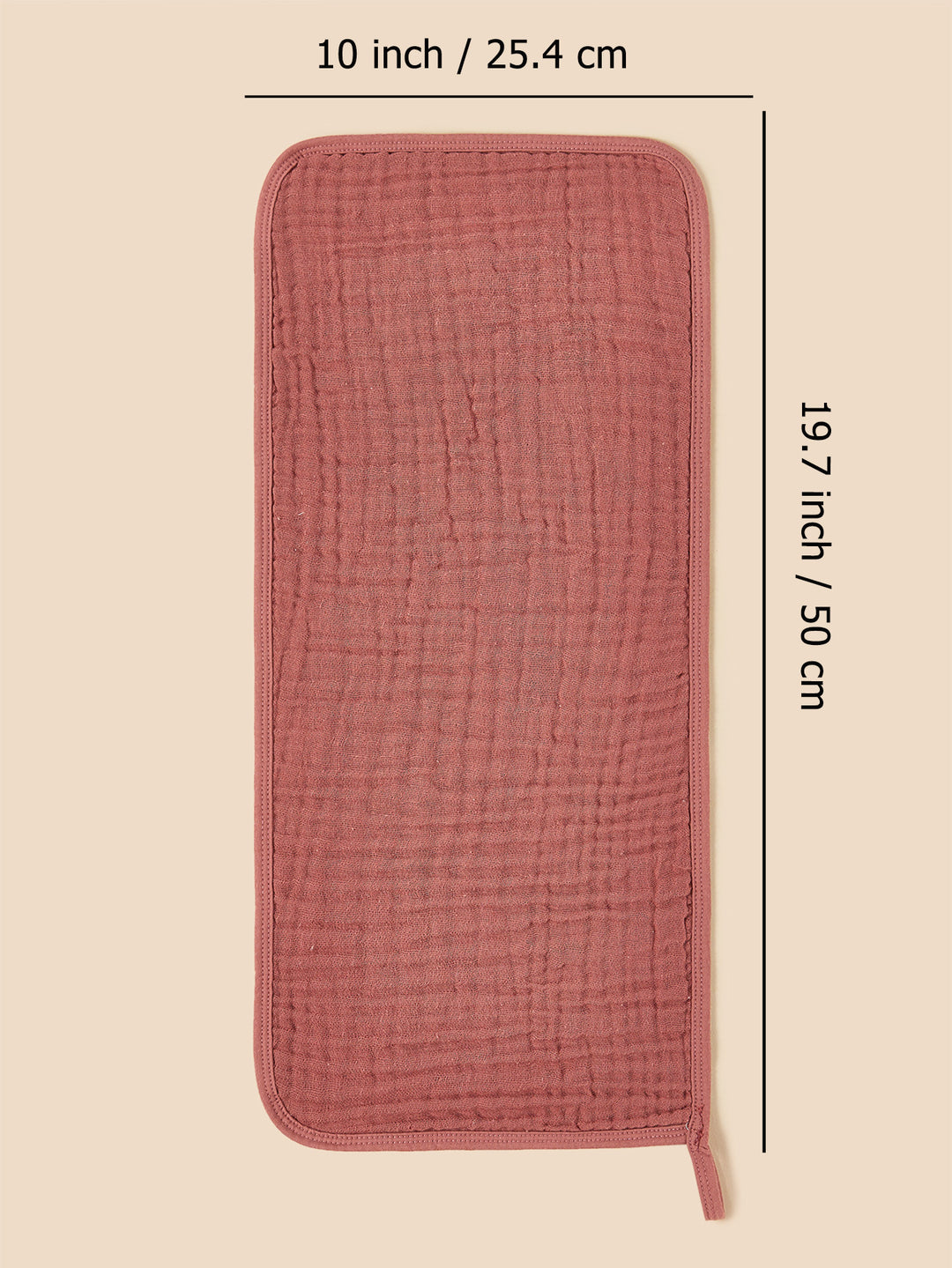 Weiches Baumwoll-Musselin Wickelunterlagenbezug Karnz