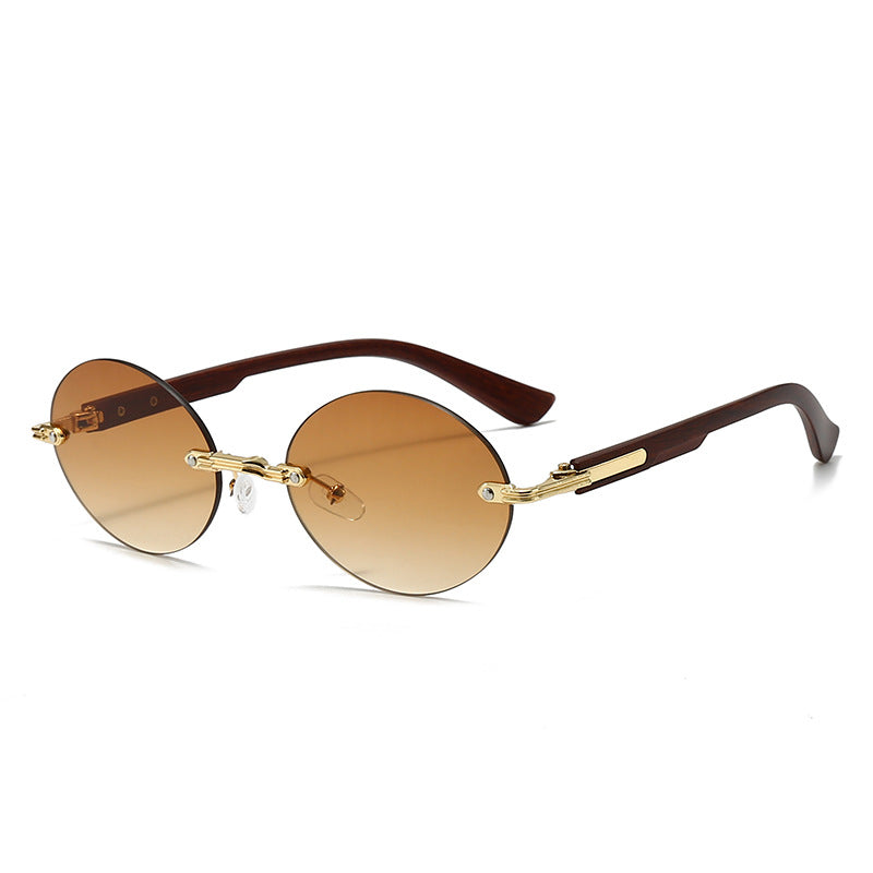 Damen modische runde Sonnenbrille Karnz