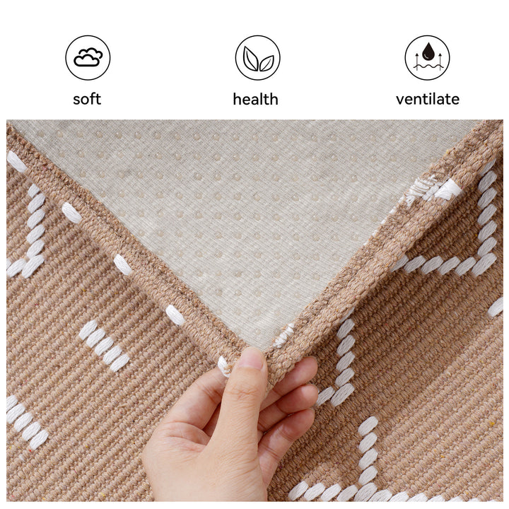 Geometrischer Outdoor-Teppich