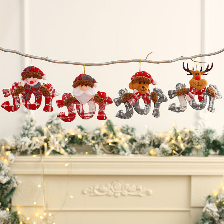 Weihnachtlich dekorative hängende Figurenschüssel