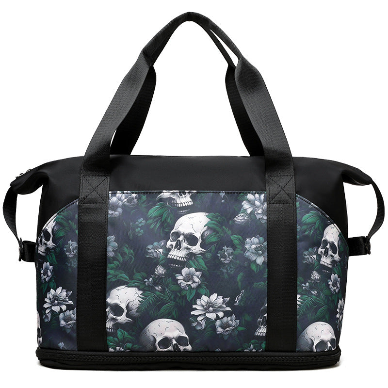 Künstlerisches Schädel-Druck Sport Duffel Tasche Karnz