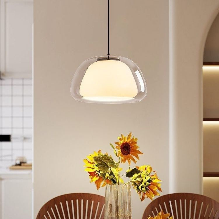 Moderne Minimalistische Glas Pendelleuchte