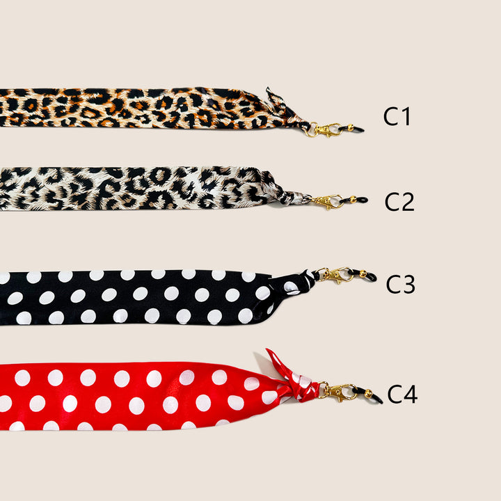 Stilvolle Leopardenmuster Brillenband Karnz