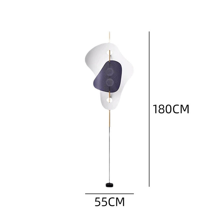 Abstract Stehlampe mit einzigartigem organischen Design