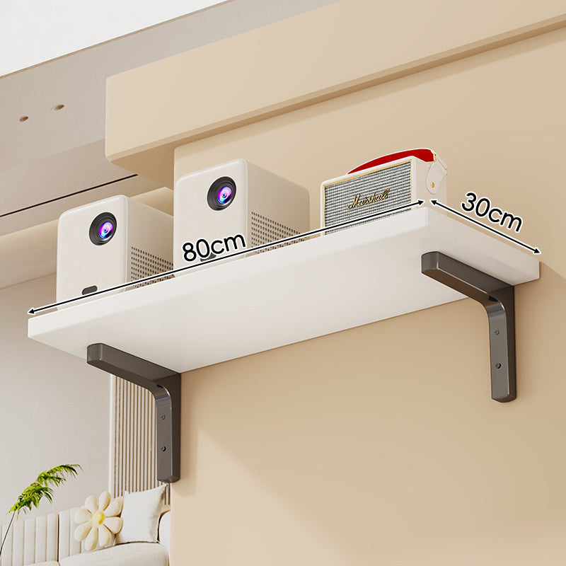 Wandmontierte schwebende Aufbewahrungse shelf mit Marmor-Effekt und Schwerlaststahlhaltern