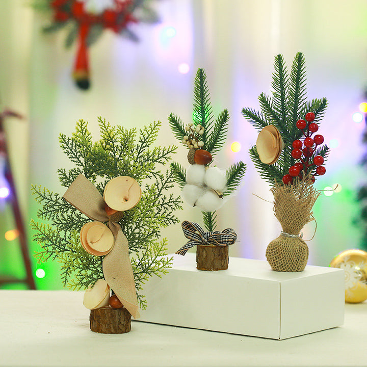 Dekorative Mini Weihnachten Tannenbaum Karnz