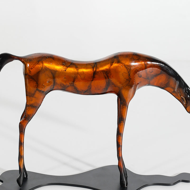Elegante dekorative Pferdefigur