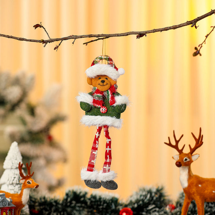 Dekorative hängende Santa-Puppen-Schale
