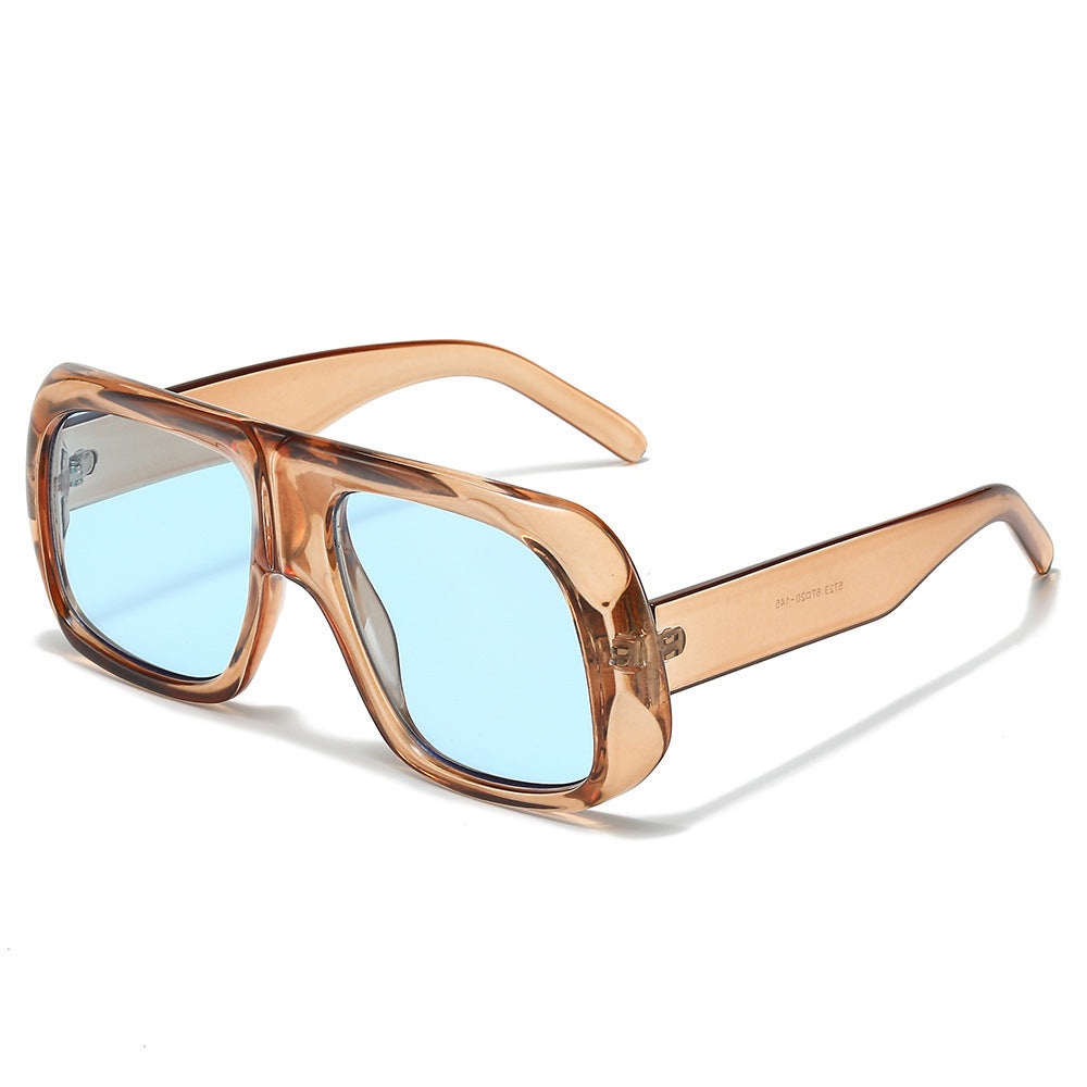 Luxuriöse Übergroße Quadratische Sonnenbrille Karnz